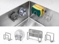 stainless steel sink organizer